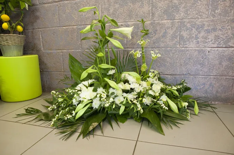 Montage fleurs décès à Welkenraedt